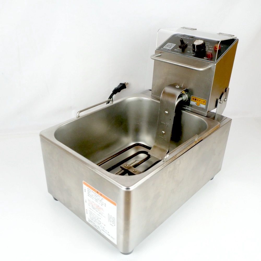 安吉 KIPROSTAR 電気フライヤー PRO-6.0FEL-A 業務用 キプロスター 卓上 6L 100V 1400W 60–200℃