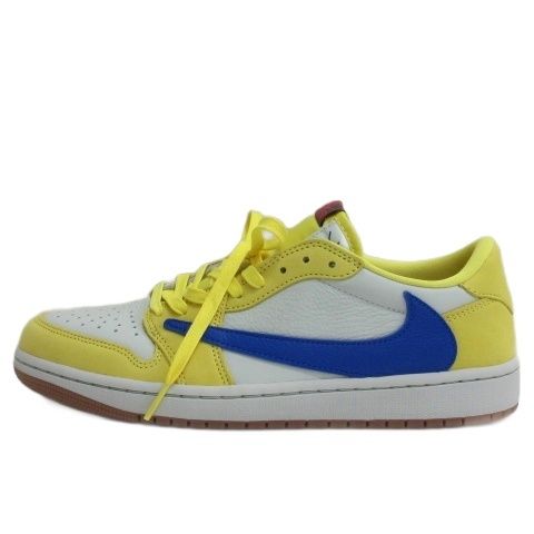 ナイキ NIKE × Travis Scott WMNS Air Jordan 1 Retro Low OG エアジョーダン1 スニーカー DZ4137-700 27.5cm AA GY51