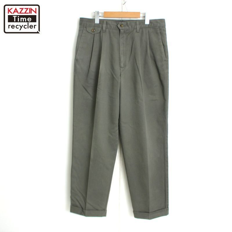 90s USA製 vintage DOCKERS 2タック チノ ワークパンツ メンズ 表記34×29サイズ