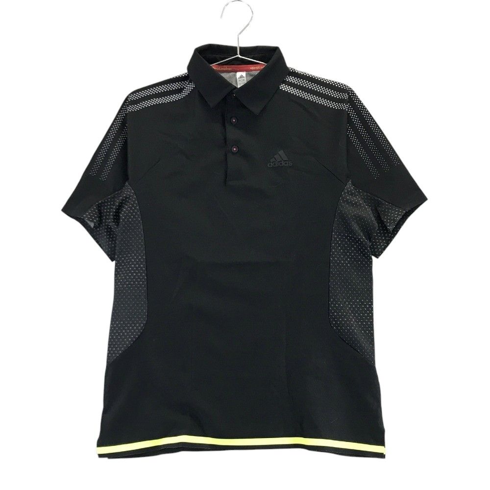 サイズ：S ADIDAS GOLF アディダスゴルフ FJ3797 半袖ポロシャツ  ブラック系 [240101353613]# ゴルフウェア メンズ ストスト