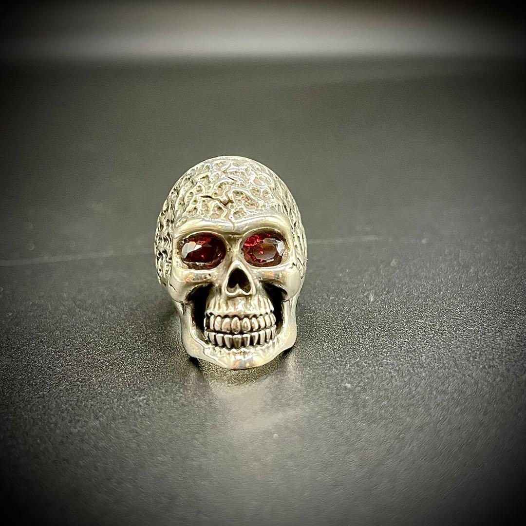 A*A様 【希少 大型】スカルデザイン シルバー925 34.7グラム メンズ