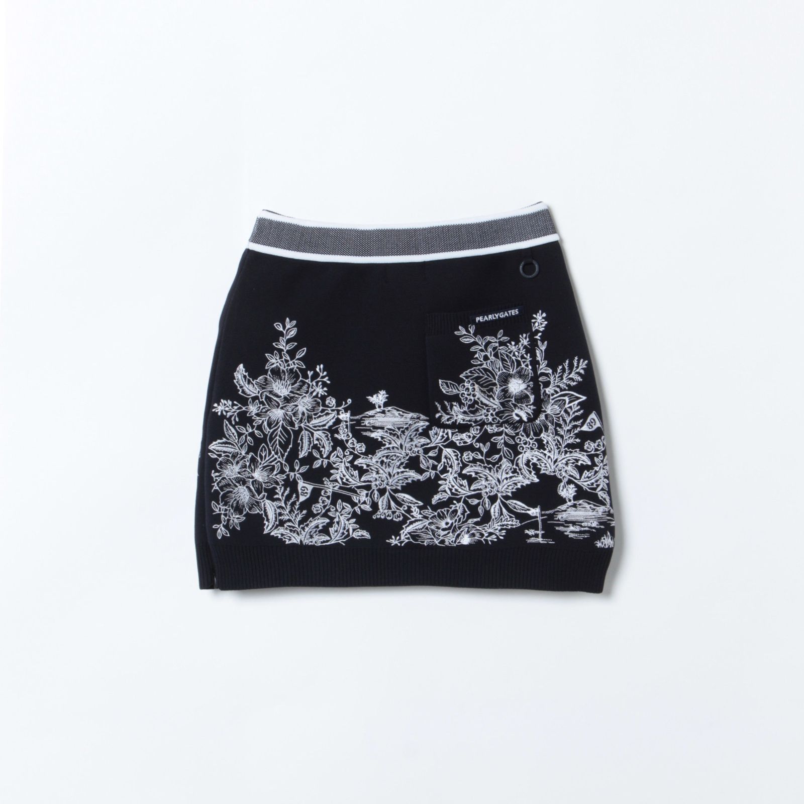 未使用未使用品　パーリーゲイツ　パネル刺繍 ニットスカート ＜花柄＞ Amazon.co.jp: [パーリーゲイツ] レディース スカート パネル