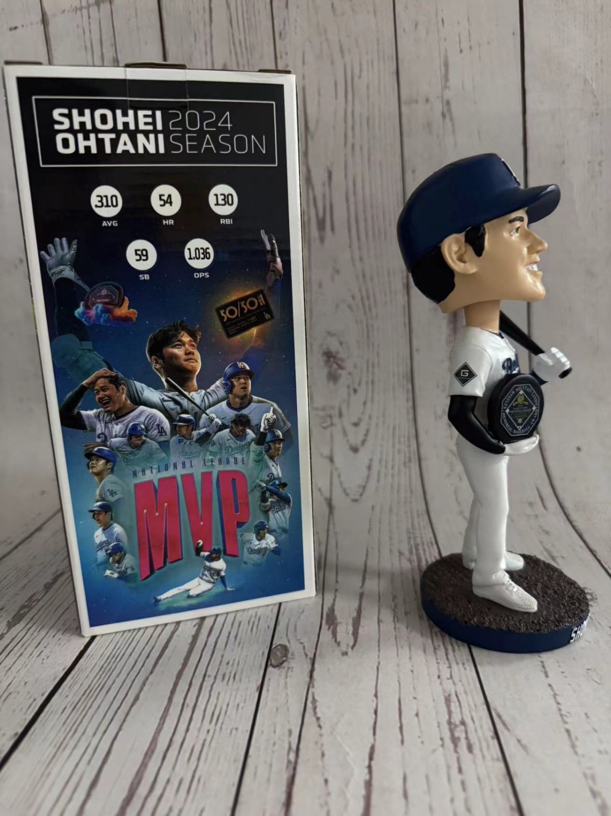 大谷翔平 ボブルヘッド 2024年MVP 4月2日配布　ドジャース　新品未開封 大谷翔平選手 ドジャース 2024 MVP ボブルヘッド フィギュア