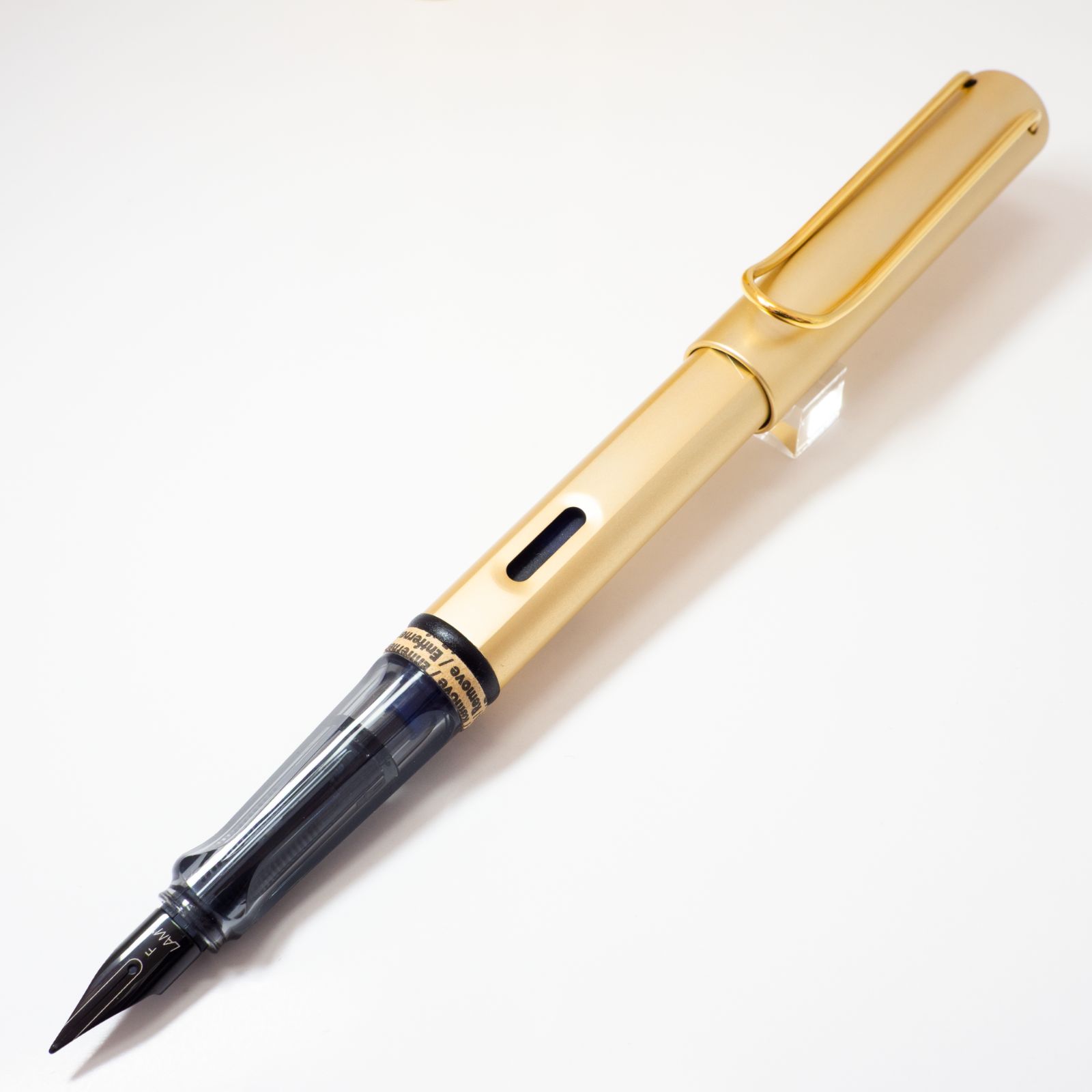 モデル LAMY ラミー Lx Au ルクス 万年筆F 細字 ゴールド L75-F