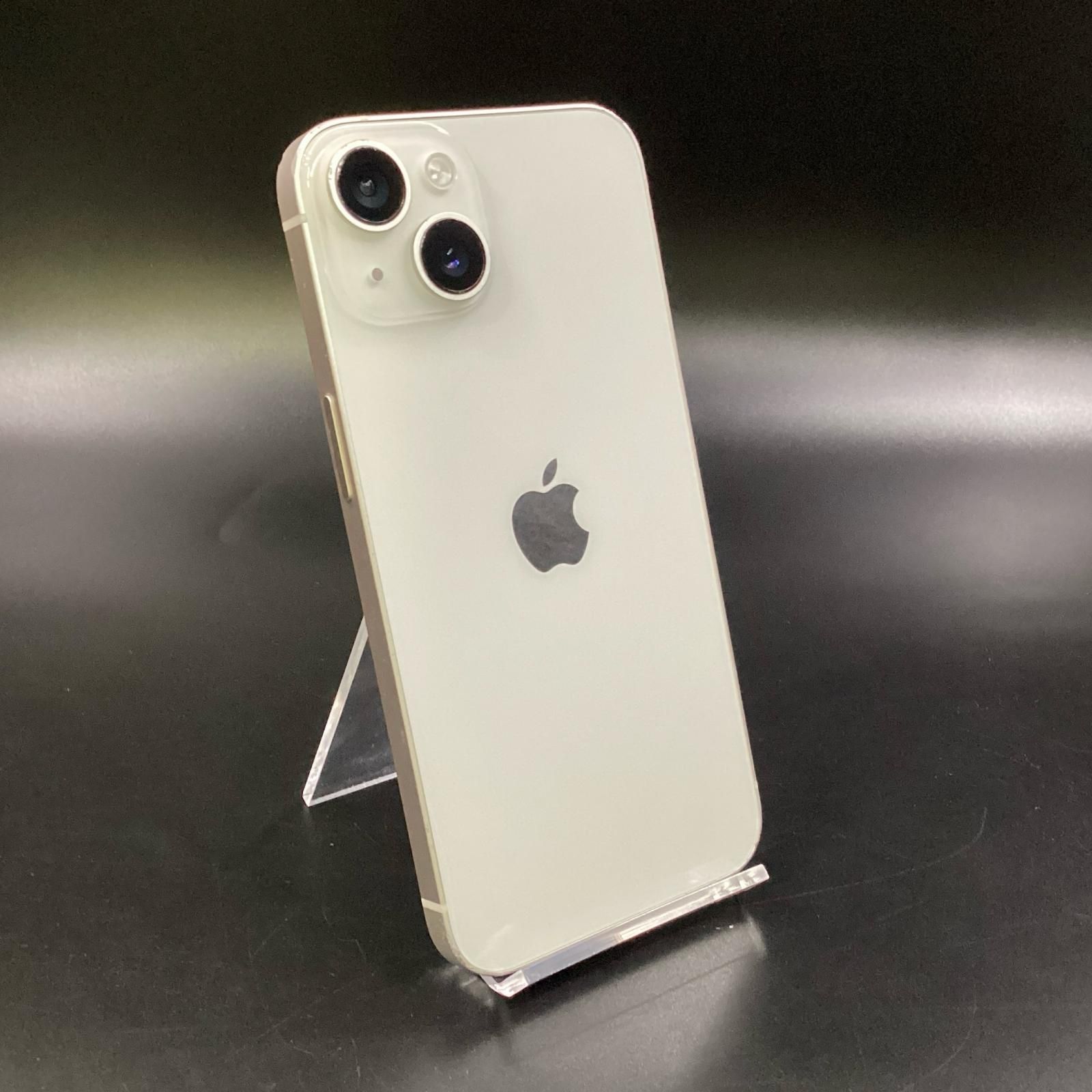 iPhone14 ホワイト✨美品✨128GB  バッテリー86% ムスビー｜【バッテリー86%】iPhone 14 128GB ミッドナイト SIM