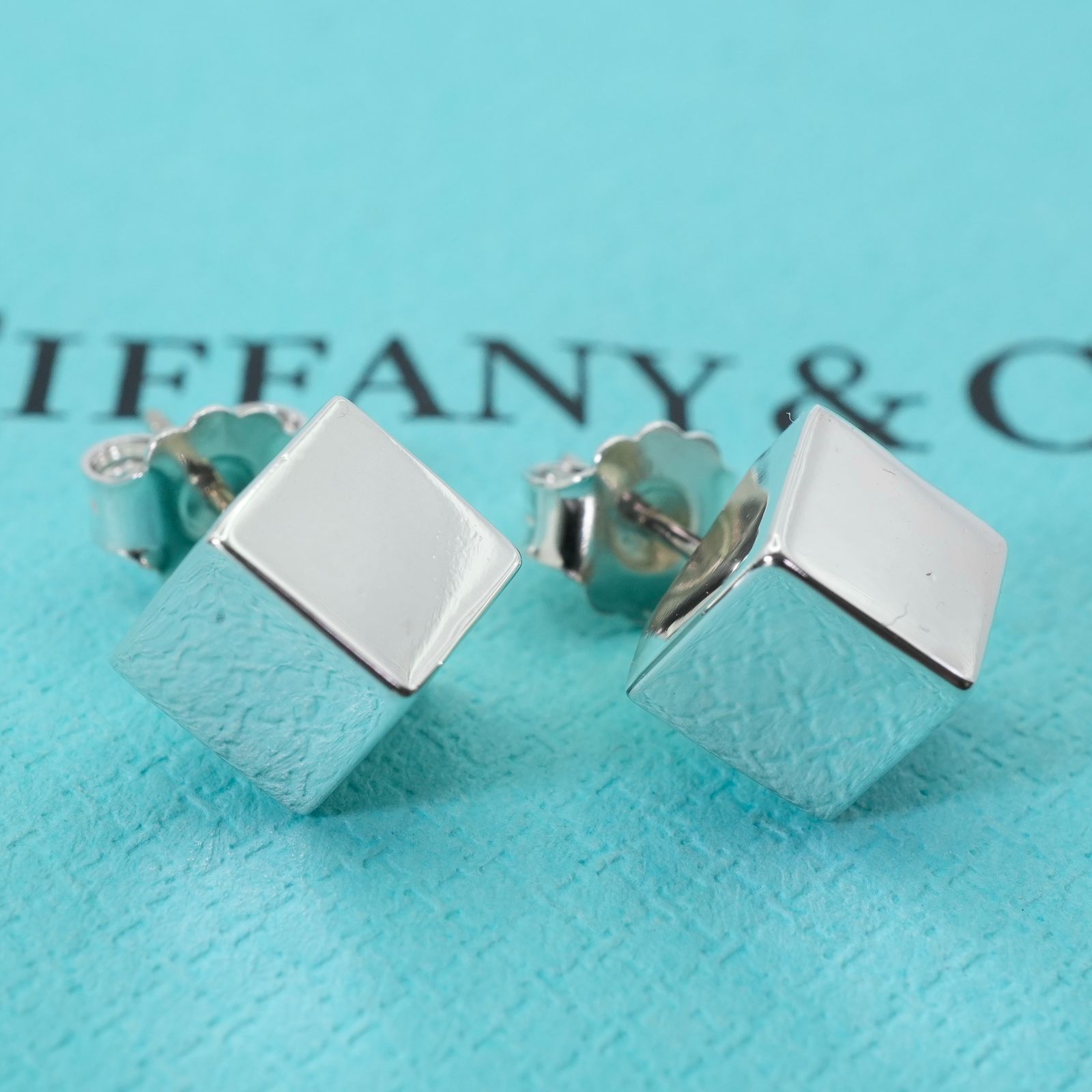 TIFFANY ティファニー ヴィンテージ キューブ ピアス 925シルバー