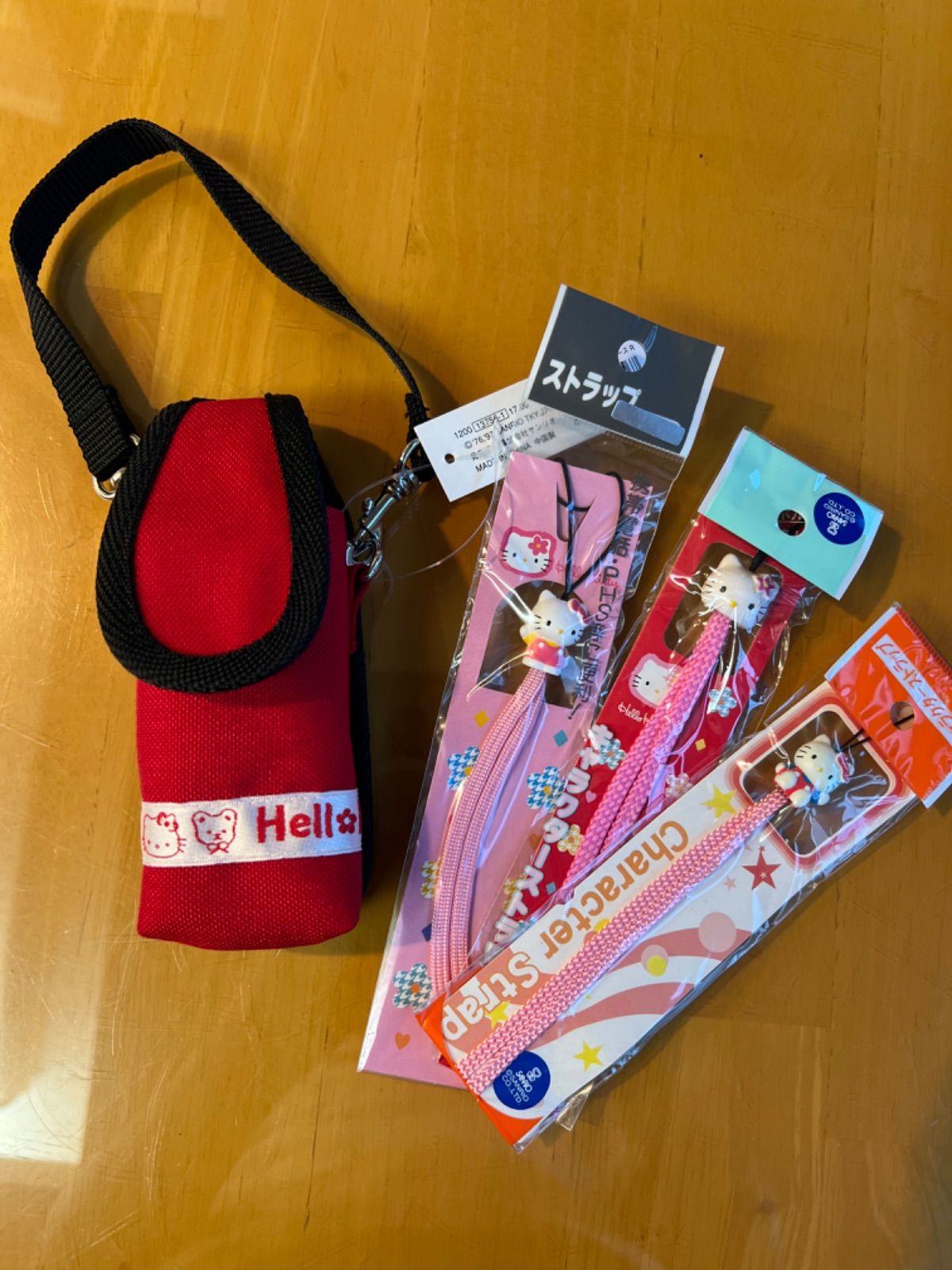 キティ ストラップ セット 年代物 当時物 ハローキティ - ハローキティ