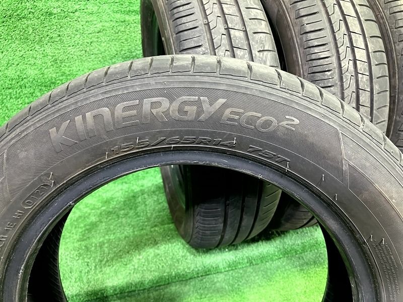 HANKOOK サマー ハンコック キナジーエコ2 155 65R14 4本 3ミリ 2021年 FFCRYSTALESIA_COM