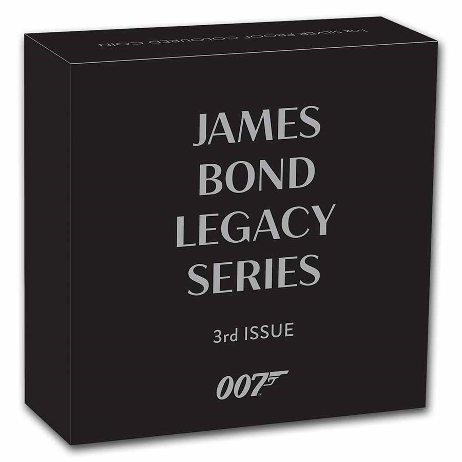 1オンス 銀貨　2023年　007銀貨 保証書付き] 2023年 (新品) ツバル「ジェームズ ボンド・007