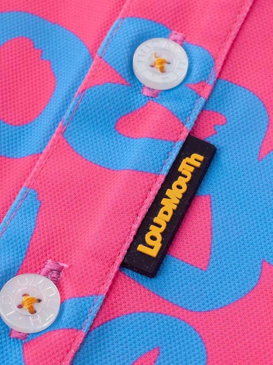 ポロシャツ 総柄 大きいサイズ メンズ LOUDMOUTH ラウドマウス お洒落