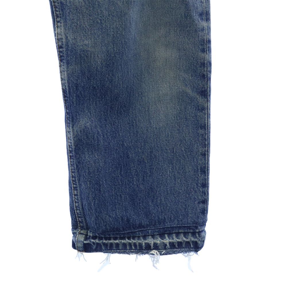 リーバイス 501 ストレート デニムパンツ W32 ブルー LEVI'S ボタンフライ ジーンズ メンズ 【中古】  【240221】