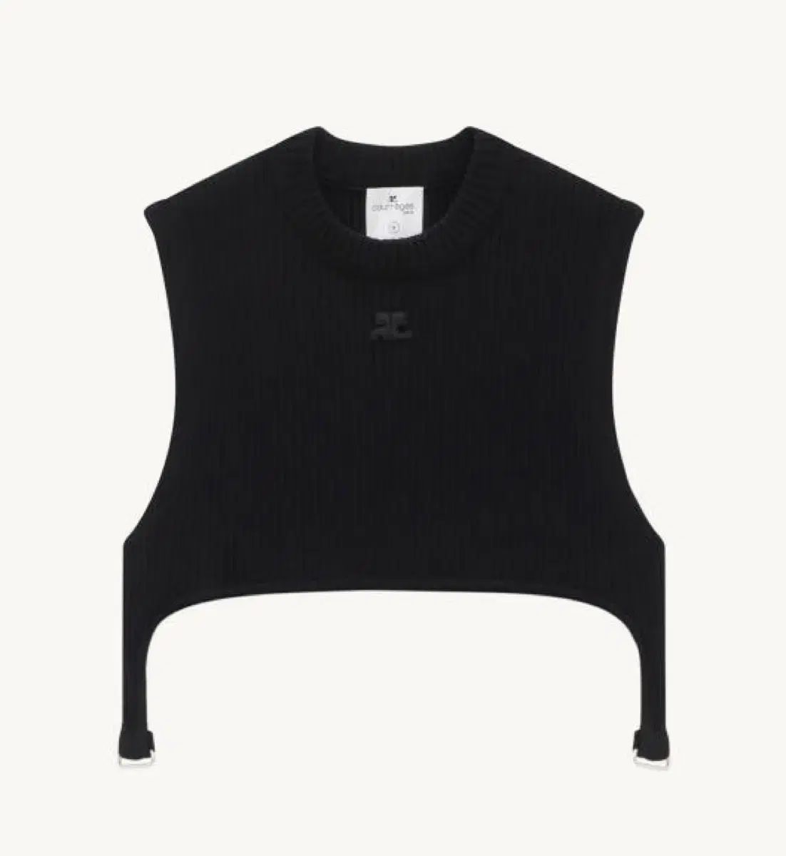 【雷市場（ポンジャン）商品韓国直送】 クレージュ メンズ RIB ニット セーター サスペンダー クロップド トップス M