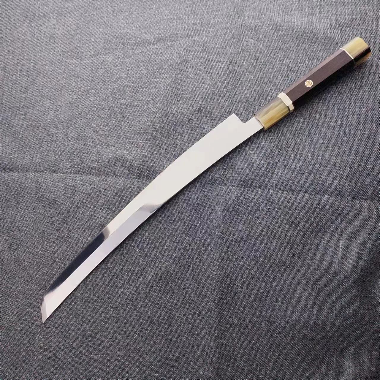 切り付け V金10号 本焼 鬼反り 先丸 包丁 和包丁 八角柄 330mm