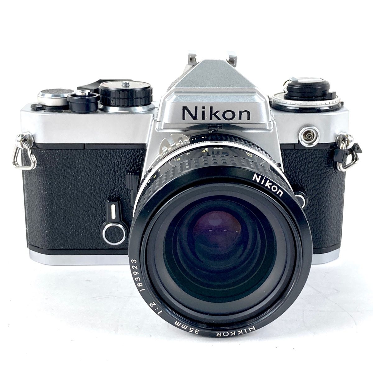 ニコン Nikon FE + Ai NIKKOR 35mm F2 フィルム マニュアルフォーカス 一眼レフカメラ 【】
