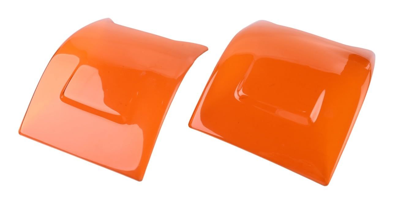 トヨタ 用 ハイエース コーナーレンズ カバー 200系 4型 以降 ウインカー ヘッドライト オレンジ レジアスエース US スタイル ルック USDM 社外品 カスタム パーツ