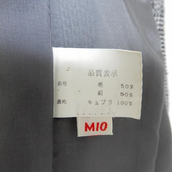 美品 GIVENCHY ジバンシー チェック ノーカラー ジャケット 9 wnc ジバンシィ GIVENCHY ノーカラー ジャケット M10 グレー系