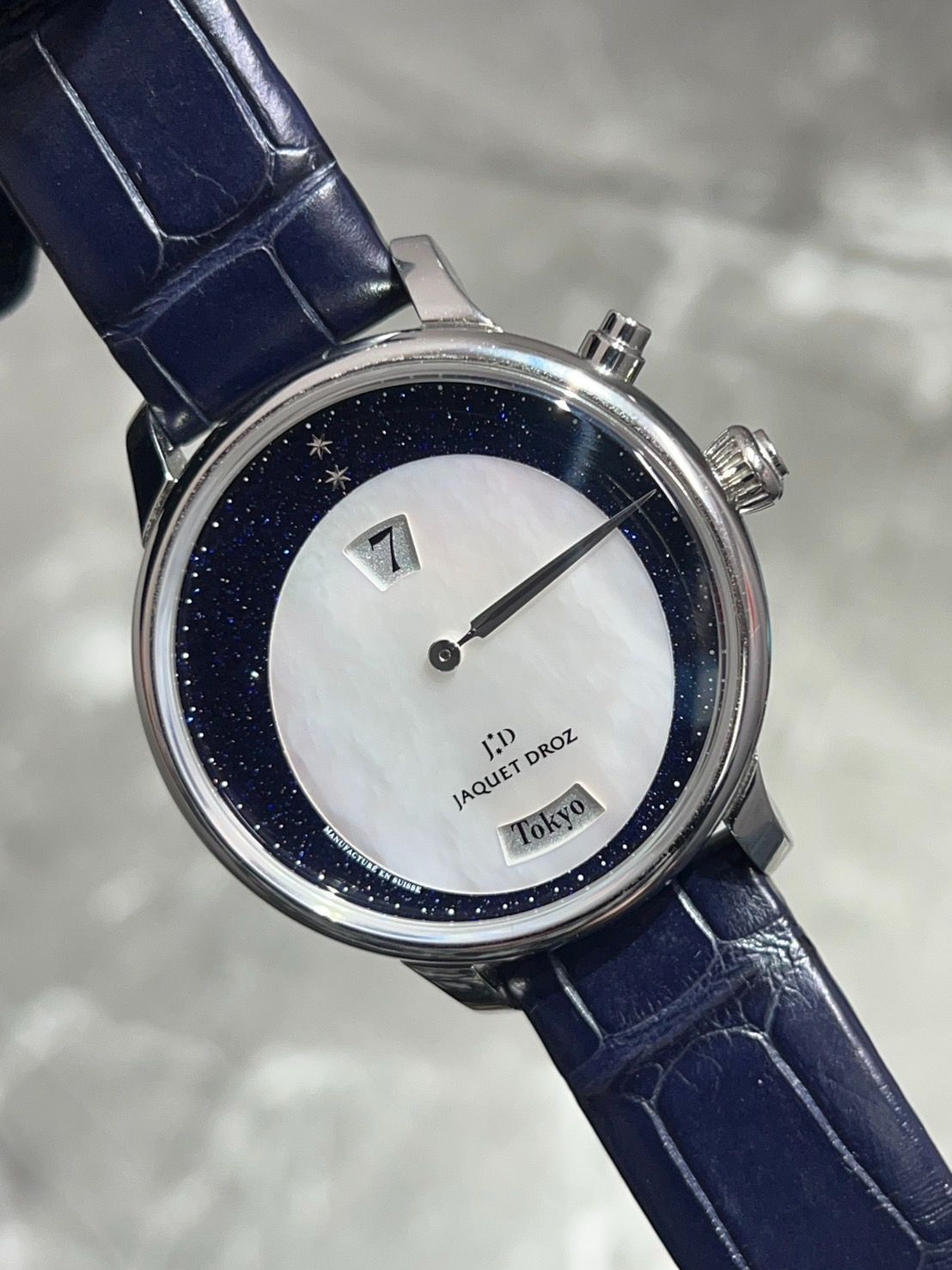 JAQUET DROZ ジャケドロー　純正 クロコ ベルト 美品 楽天市場】ジャケドロー（素材（時計ベルト）牛革）（腕時計）の通販