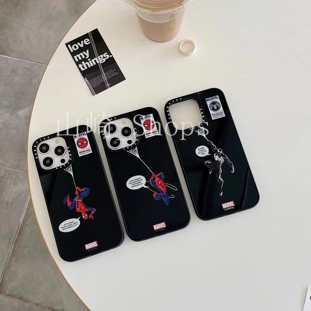 ミラーケースMagSafe対応】マーベル スパイダーマン CASETiFY x Spider-Man ケースティファイ スマホケース スマホケース  iPhone16/16pro/16pro max/15/15pro/15pro max/14/14promax - メルカリ