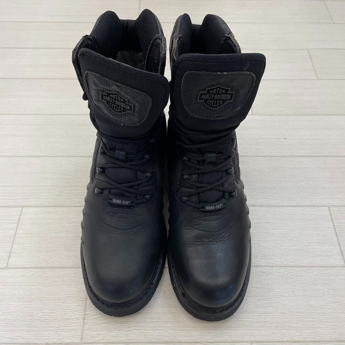 HARLEY DAVIDSON ハーレーダビッドソン black ブラック 黒 ブーツ トレッキングシューズ ゴアテックス GORE-TEX  Thinsulate S-390