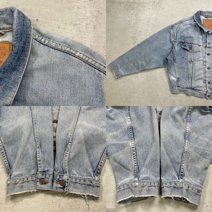 90年代 デカパッチ Levi's リーバイス 70598 4891 デニムジャケット