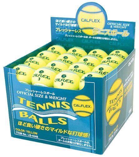 サクライ貿易(SAKURAI) CALFLEX(カルフレックス) テニス 硬式 ボール