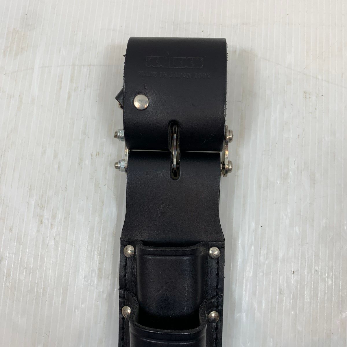 κκKNICKS 工具関連用品 電工ナイフ・カッター2段ホルダー KB-112DX ブラック