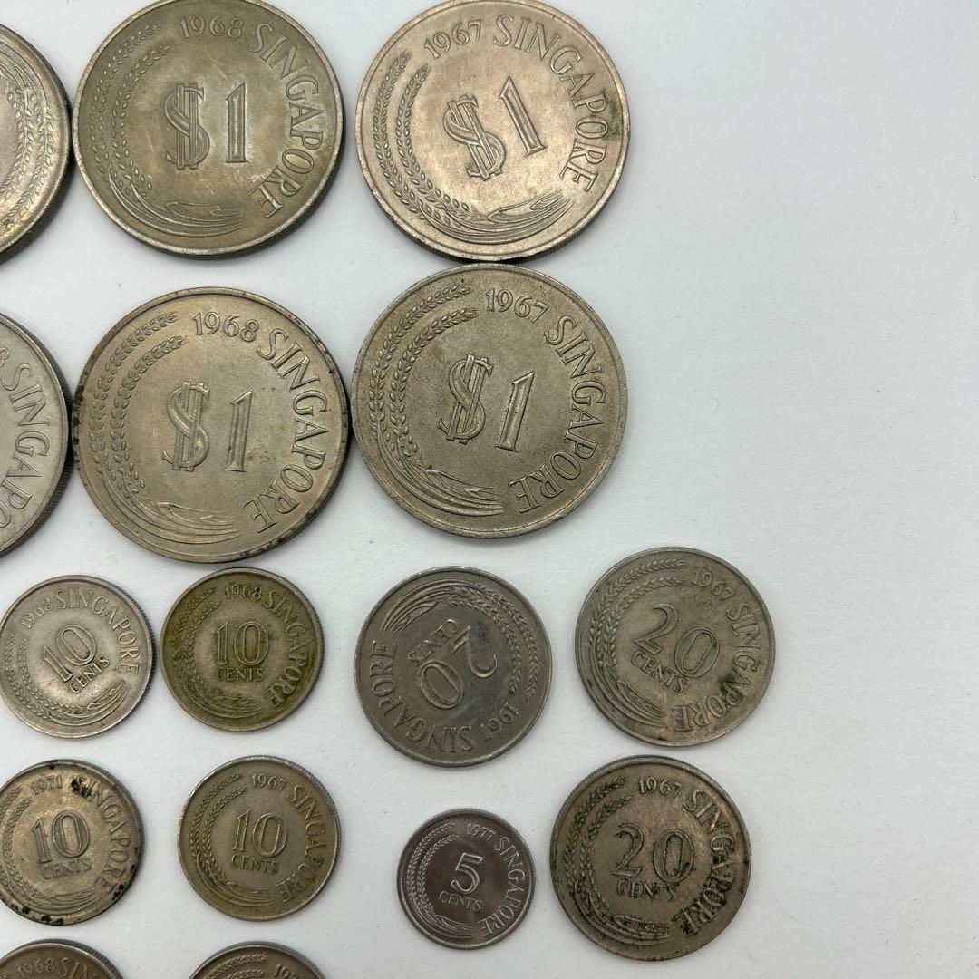 シンガポール 旧貨幣 コインセット $1 $10 $20 $5