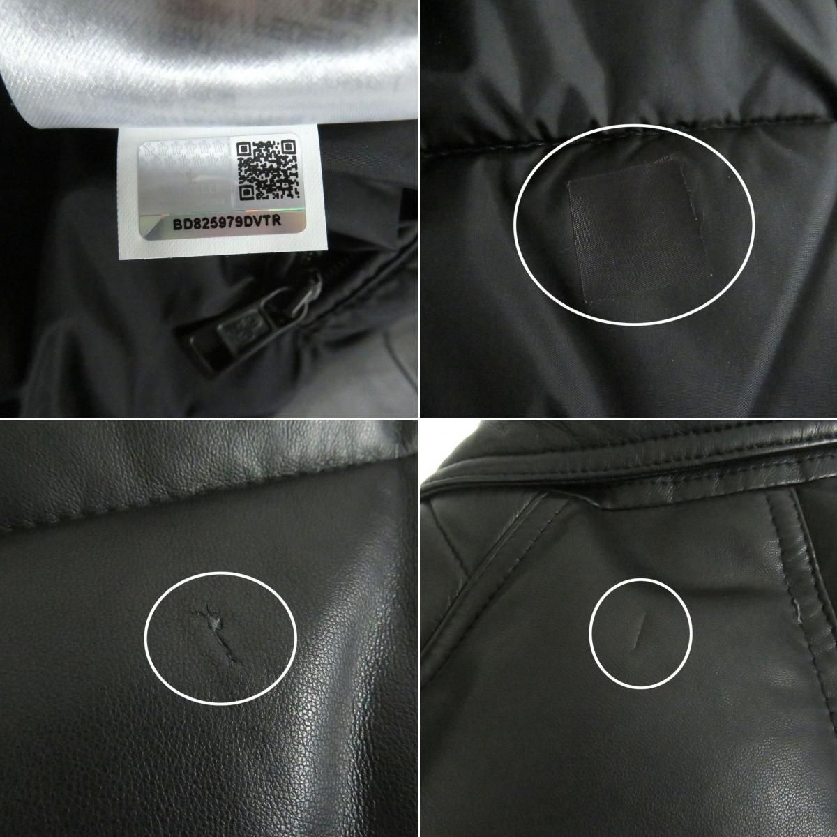 良品□MONCLER/モンクレール LECLERC ロゴワッペン付き WZIP 