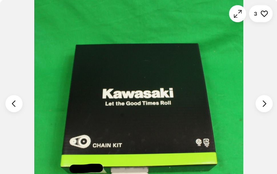 カワサキ純正 2018 - 2025 Z 900 RS Z900RS ドライブチェーンキット BRIGHTFACE_UK