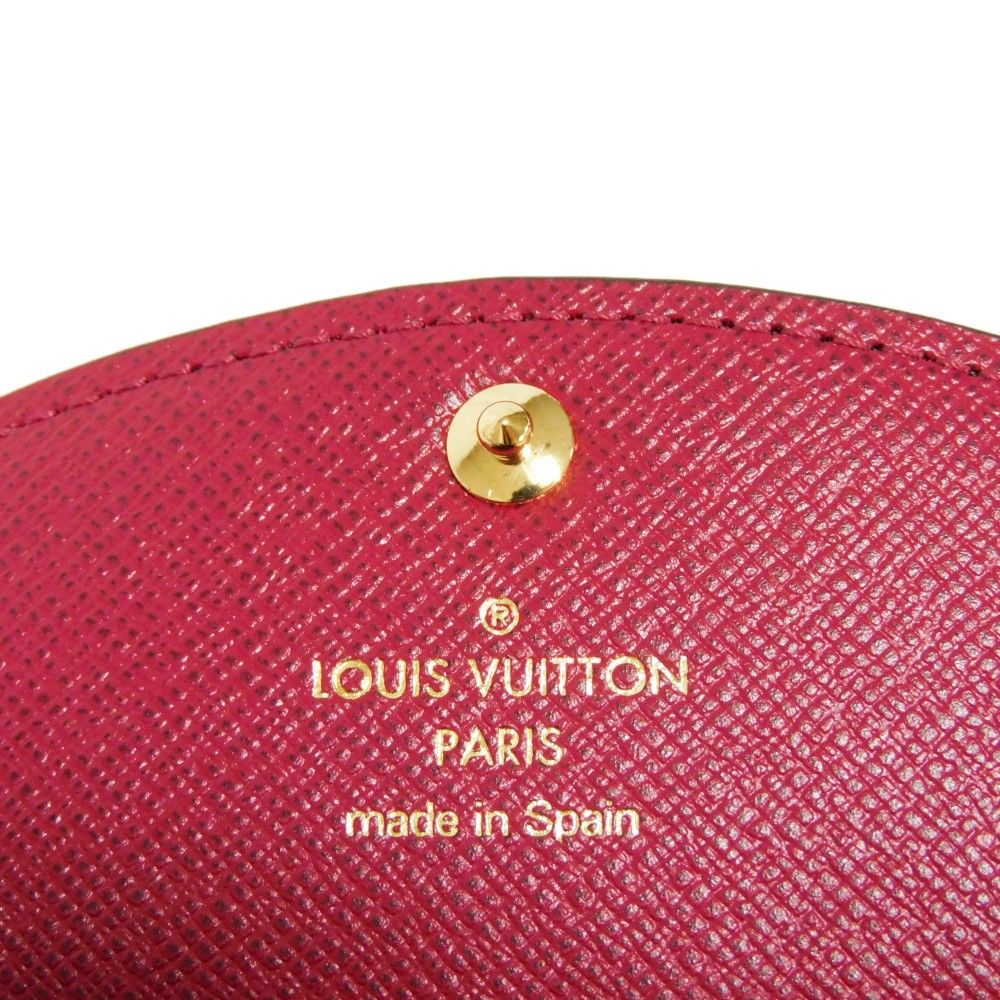 LOUIS VUITTON ルイ・ヴィトン ポルトモネ ロザリ LVロゴ フラワー