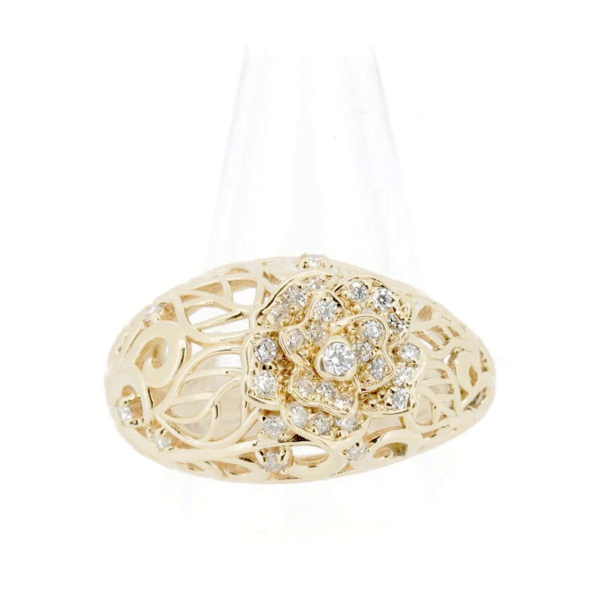 ラザールダイヤモンド ダイヤモンド リング 指輪 0.30ct 12号 K18YG(18  