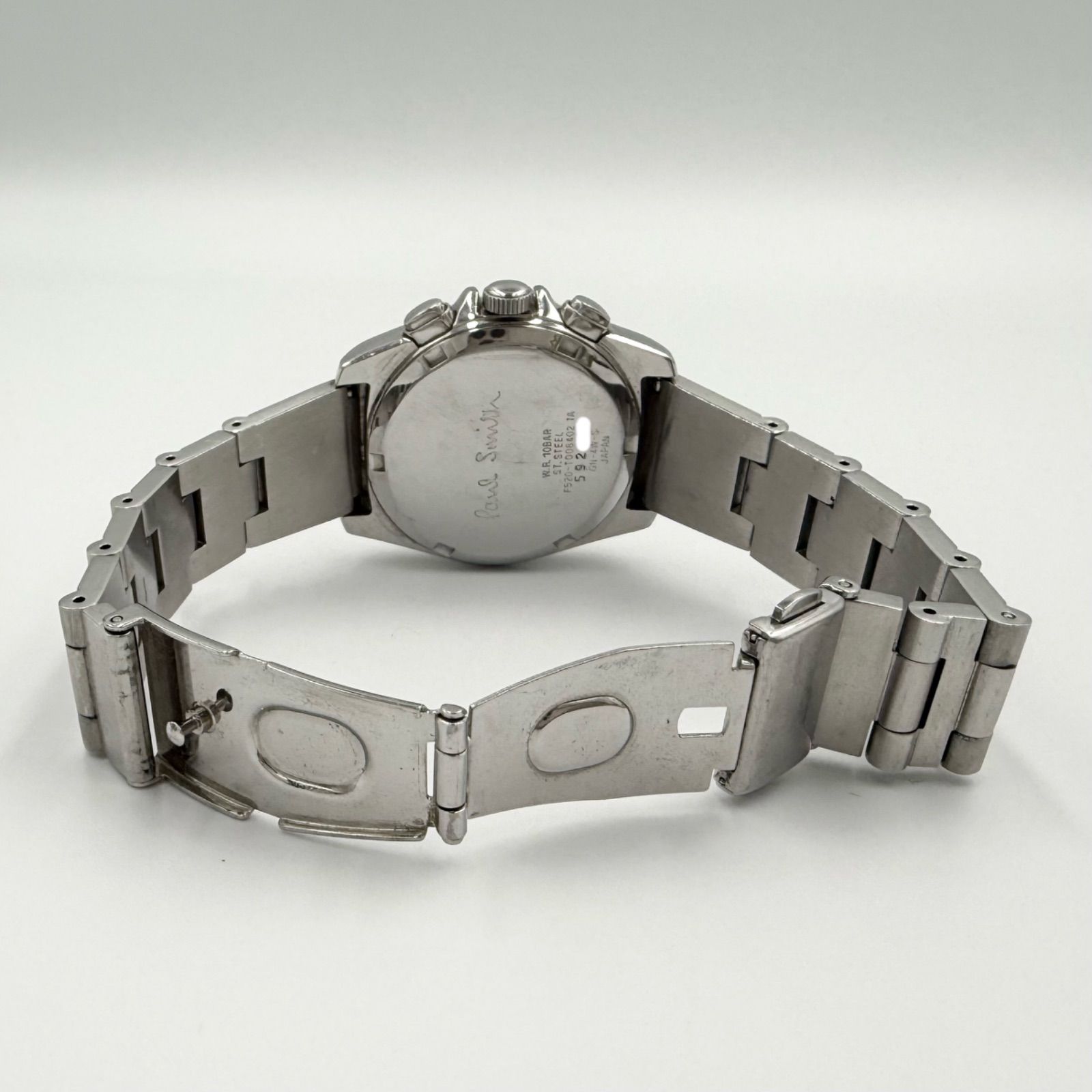 ポールスミス クロノグラフ F520-T008402 SS クォーツ メンズ 時計