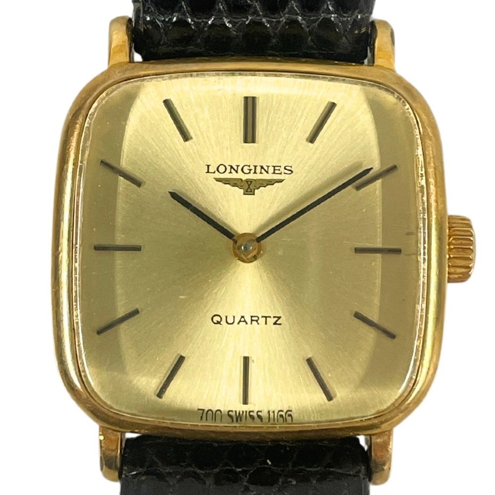LONGINES ロンジン レディース スクエア クォーツ 腕時計 正規品