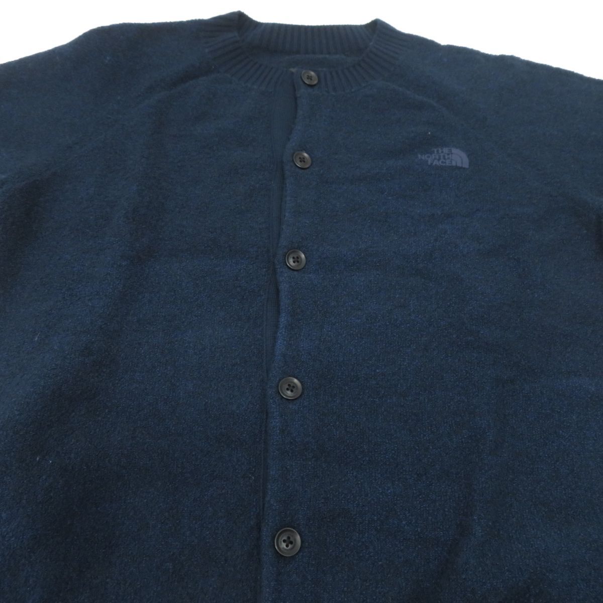 THE NORTH FACE ノースフェイス Comfortive Wool Cardigan カーディガン NT62399R Lサイズ ※中古