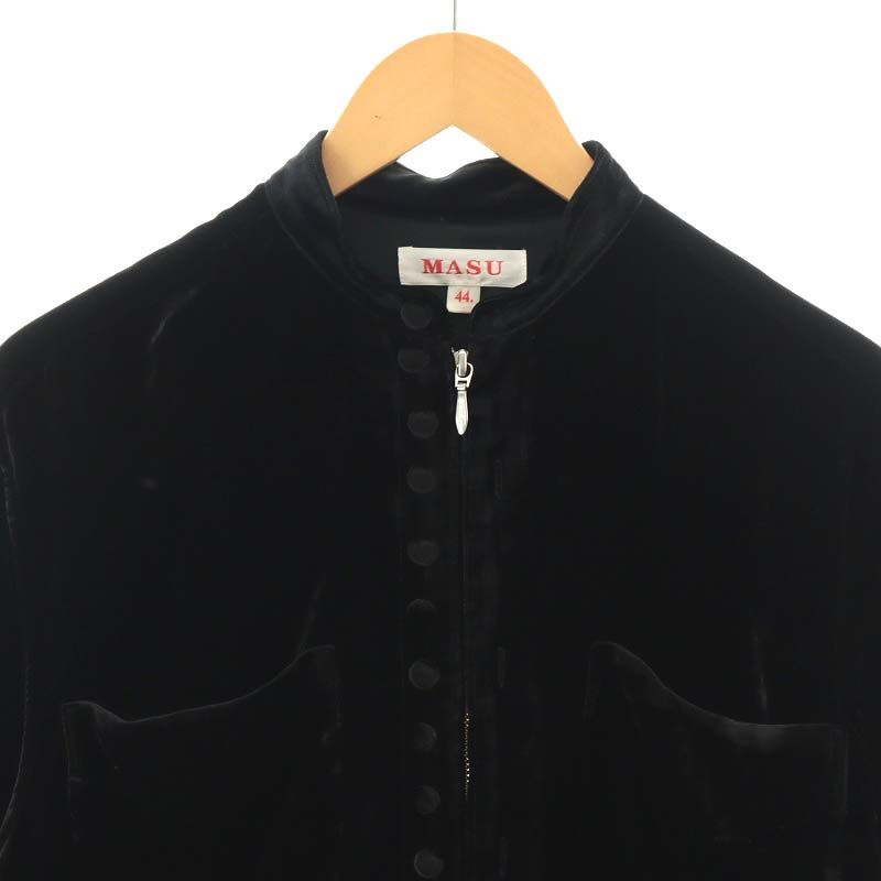 MASU VELVET ZIP-UP SHIRTS ベルベット ジップアップ シャツ MASU VELVET ZIP-UP SHIRTS ベルベット ジップアップ シャツ