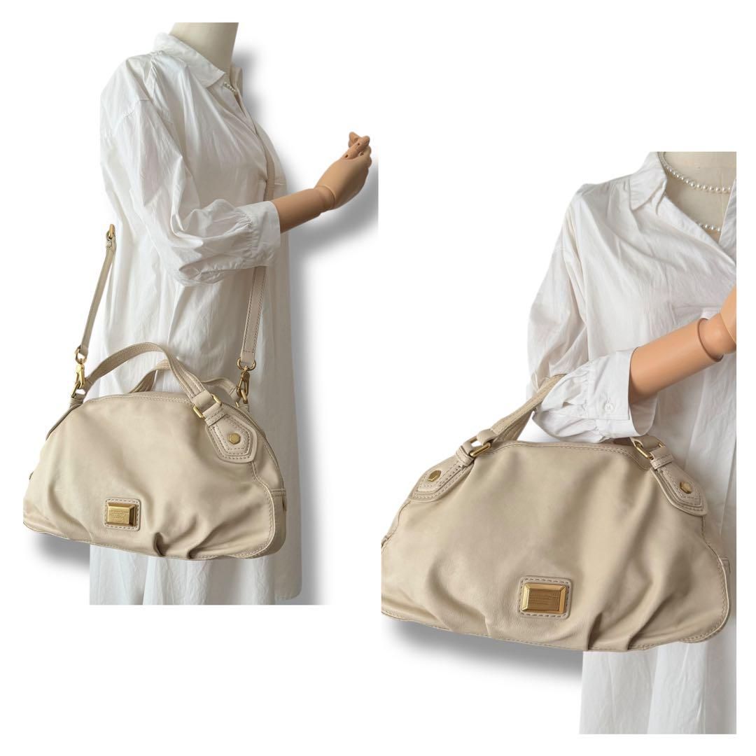 良品】MARC BY MARC JACOBS マークバイマークジェイコブス 2way レザー 