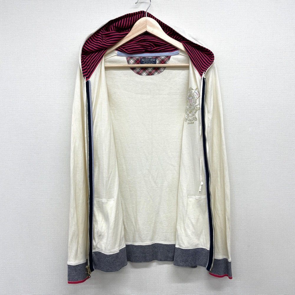 POLO JEANS COMPANY ジップアップ パーカー 刺繍 ポロ ジーンズ カンパニー POLO JEANS COMPANY ジップアップ
