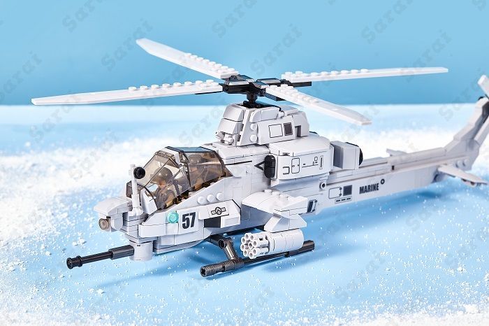 LEGO レゴ 互換 ブロック 模型 プラモデル 攻撃ヘリコプター AH