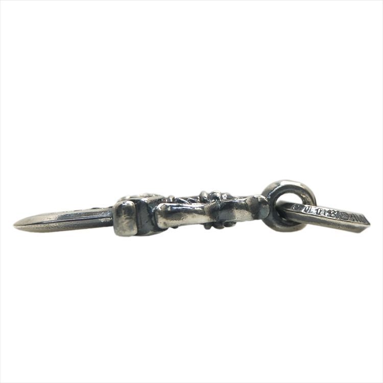 Chromehearts クロムハーツ #5 Dagger Charm ダガー チャーム w/アフターブルーサファイア ペンダント トップ ネックレス