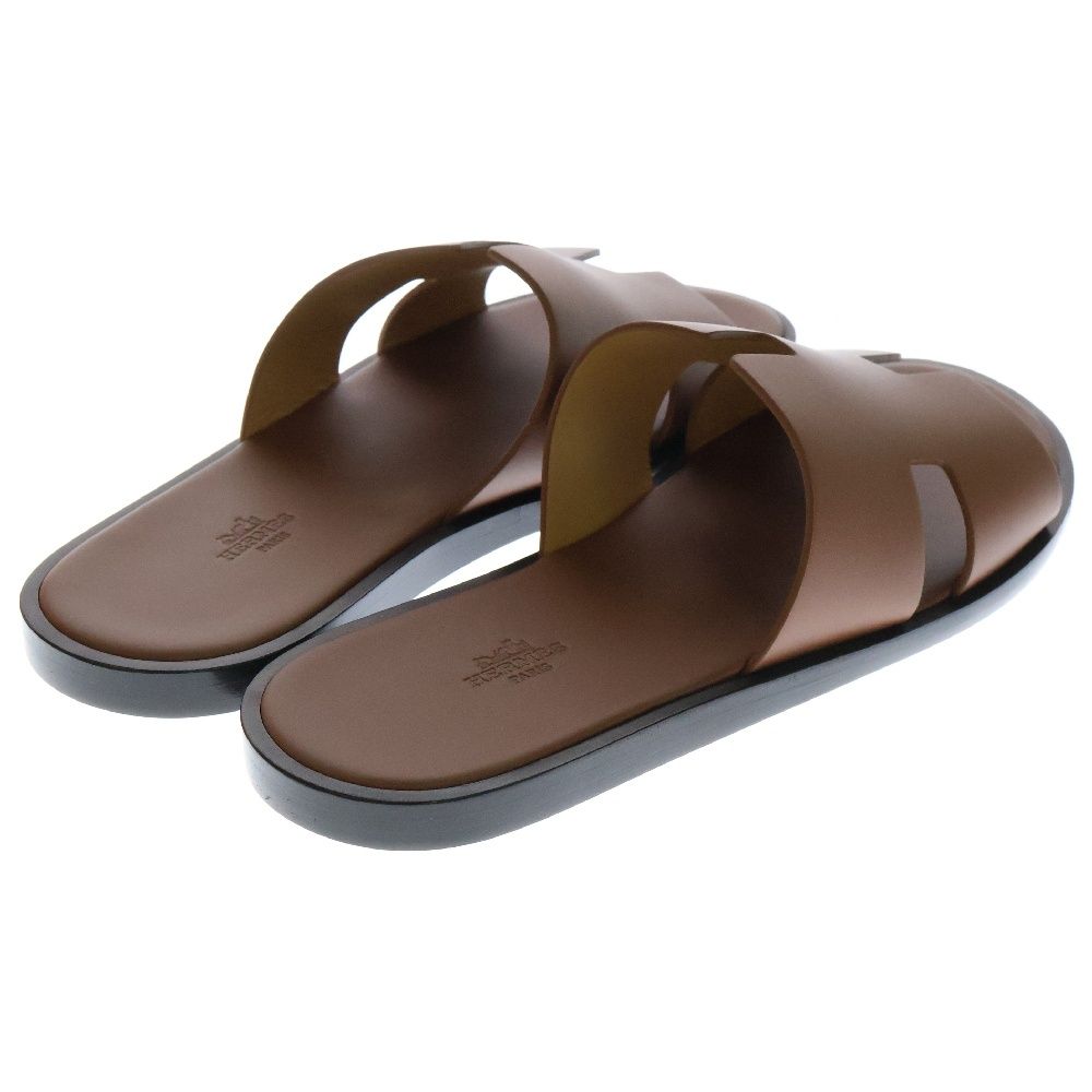 HERMES (エルメス) イズミール サンダル ゴールド ボックスカーフ  