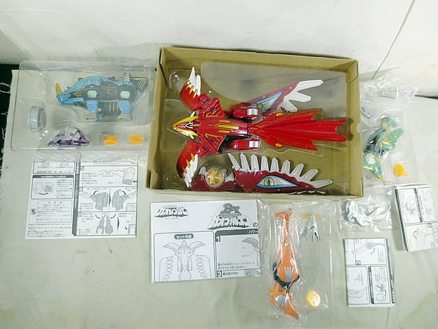 BANDAI - 品　バンダイ 百獣戦隊ガオレンジャー ガオファルコン　ガオディアス　 ガオジェラフ ガオライノス ガオイカロス 　セット 楽天市場】送料無料 BANDAI Candy SMP [SHOKUGAN MODELING