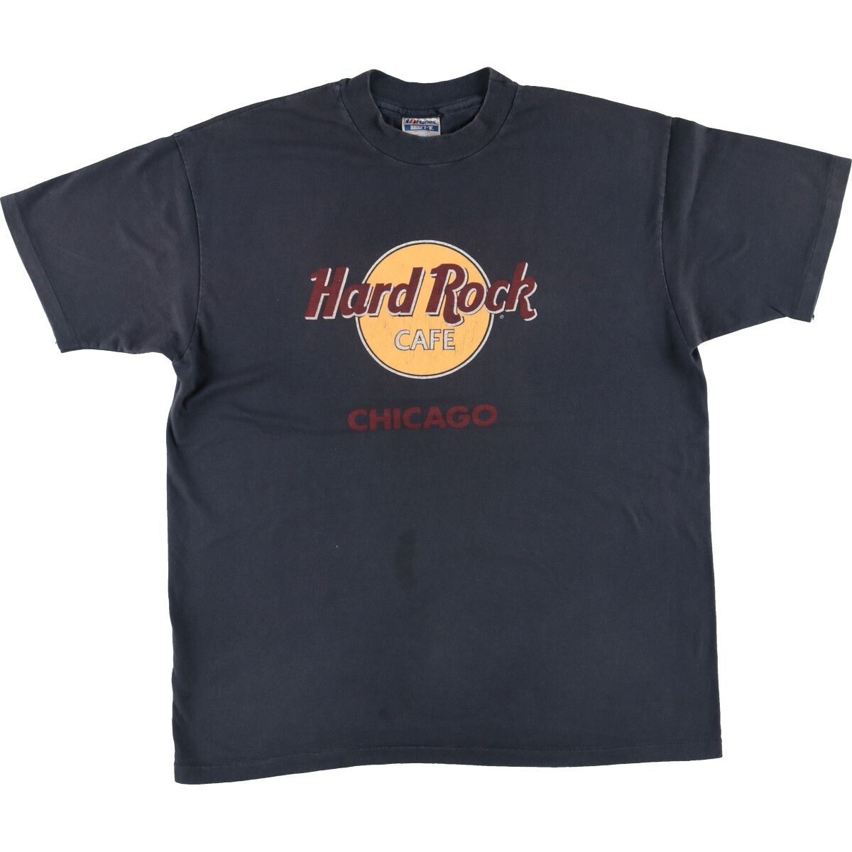 古着 80年代 ヘインズ Hanes BEEFY-T 青タグ HARD ROCK CAFE ハードロックカフェ アドバタイジングTシャツ USA製 メンズXL/eaa450658