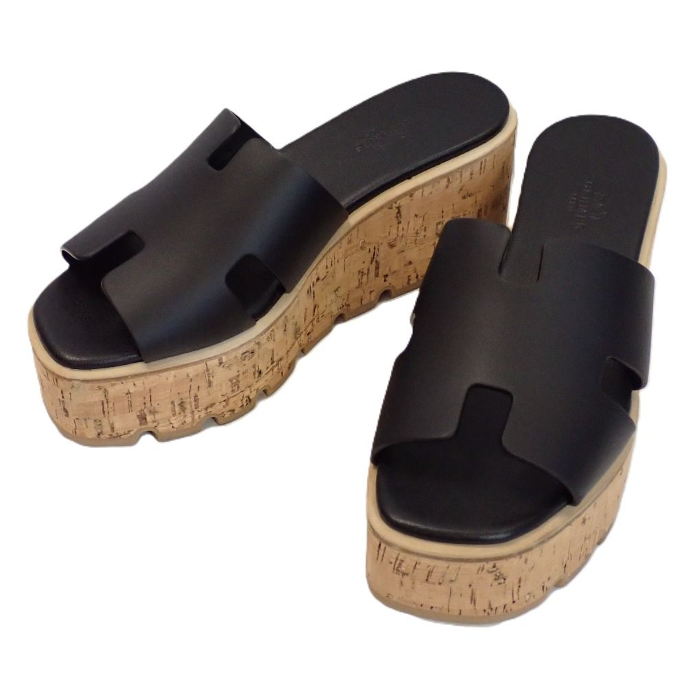 HERMES レジェンド アクアブルー スエード サンダル 翌日発送 HERMES