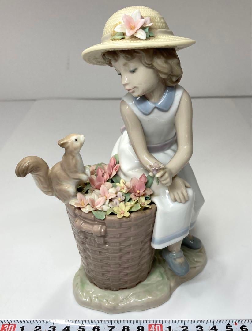 リヤドロ 森の出会い 高さ19.5㎝ 東Y5-0907 タエチ