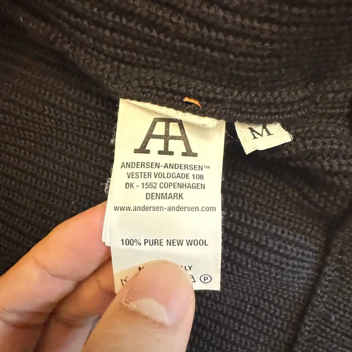 Andersen-Andersen アンデルセンアンデルセン スキッパー 黒 M