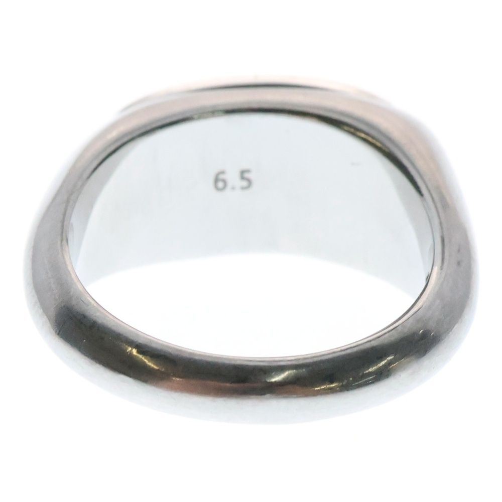 DIESEL (ディーゼル) Stainless Steel Logo Signet Ring