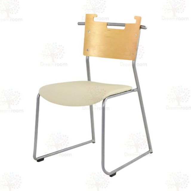 アイコ　法人限定　ミーティングチェア　 ビニールレザー　２脚セット　　肘なしキャスタータイプ　ホワイトシェル　ＬＧＲ（ライトグレー） アイコ 法人限定 ミーティングチェア ビニールレザー ２脚セット 背