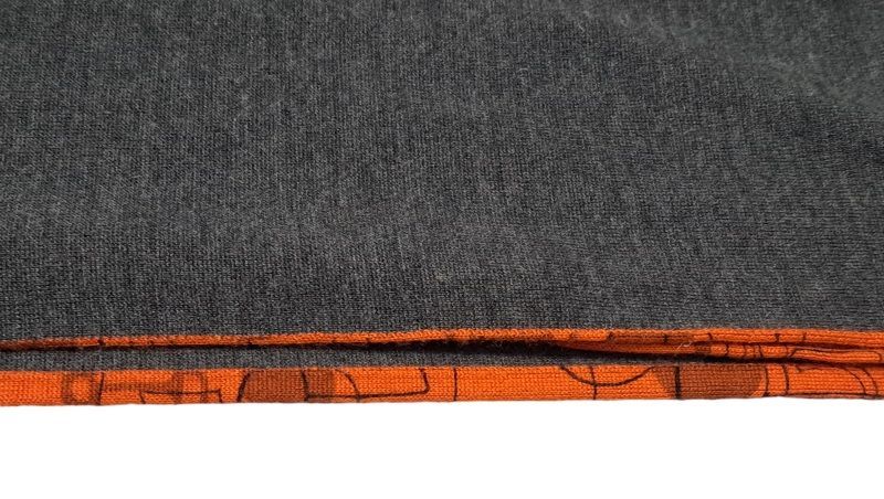 エルメス ストール マフラー カシミア シルク Hデザイン オレンジ  