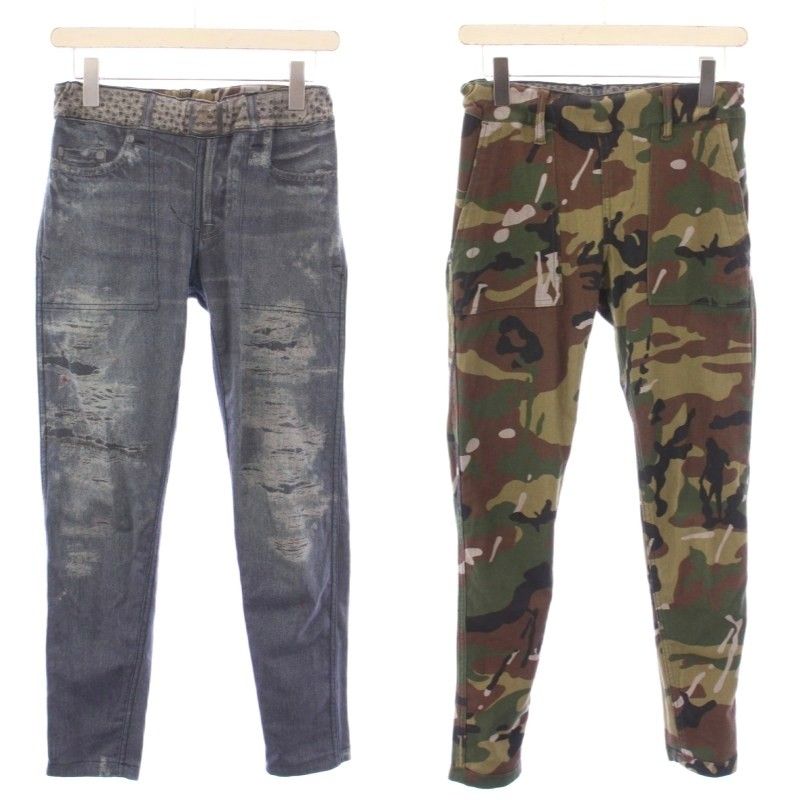 HYSTERIC GLAMOUR 迷彩柄 ボトムス　パンツ HYSTERIC GLAMOUR 迷彩柄 ボトムス パンツ 楽天市場