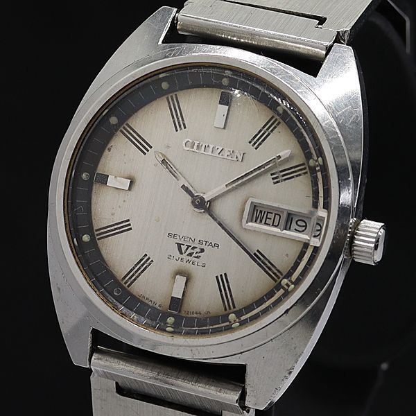 【風防新品】シチズン セブンスターV2 デイデイト 21J 売れ筋がひクリスマスプレゼント！ シチズン CITIZEN SEVEN